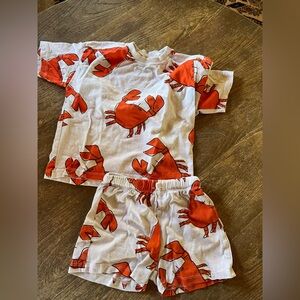 Zara boys matching summer set